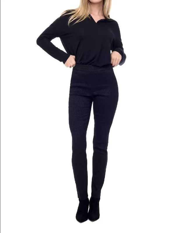 All-Day Outfits Twinkle Techno Full-Length Pant In Black/grey Twinkle Print