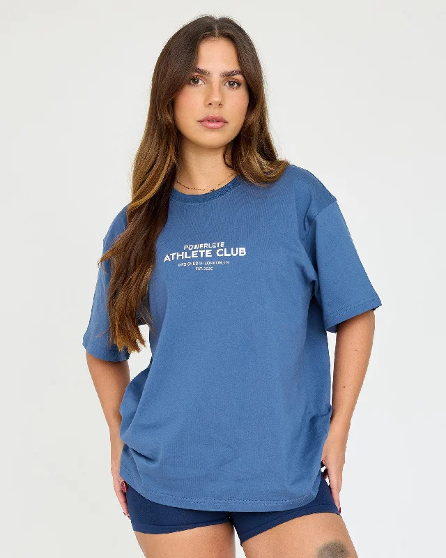 Layered Style Athlete Club Oversized T-Shirt