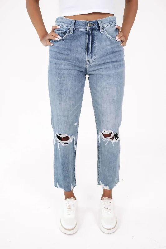 Trendy Looks Presley High Rise Jean In Vacation Distressed