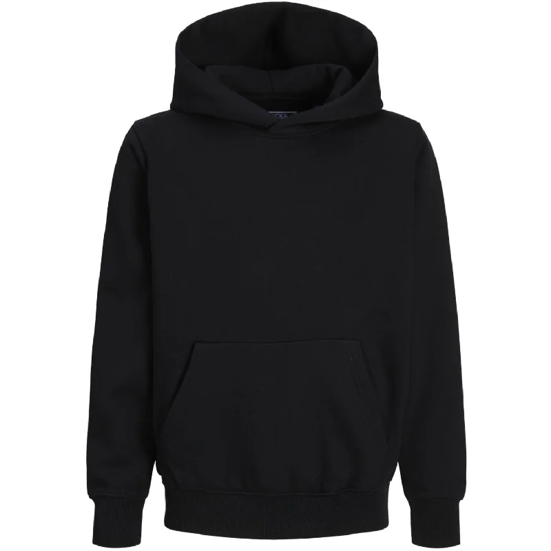 Comfortable Chic Jack & Jones Junior Black Urban Edge Sweat Hoodie Noos