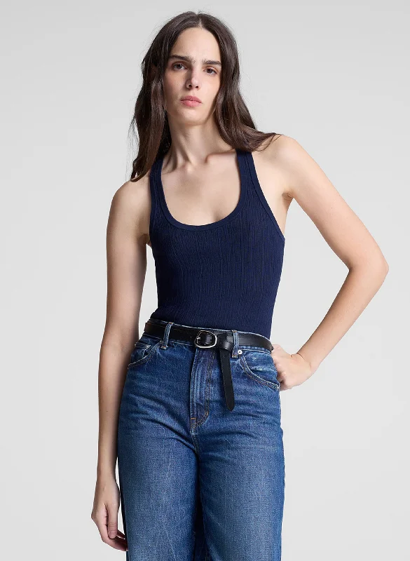 Trendy Looks Iris Fine Cotton Knit Tank