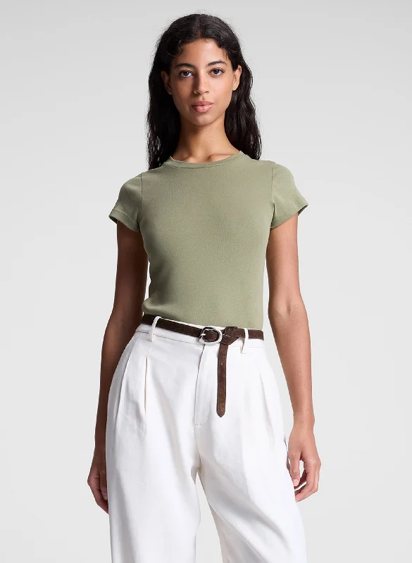 Cozy Apparel Avery Cotton Rib Baby Tee