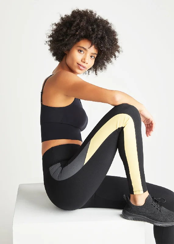 Light Dressing Rachel Shaping Legging with Racing Stripe - Cotton Stretch