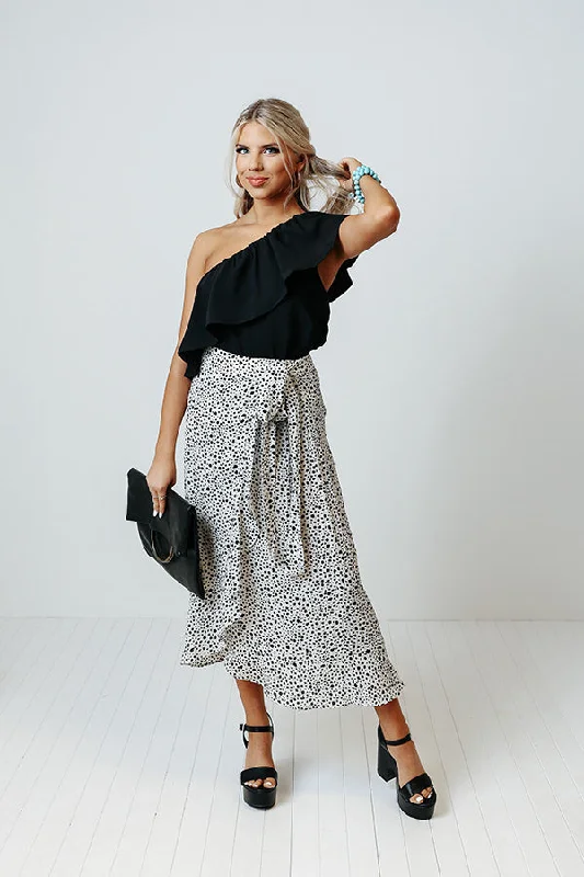 Comfortable Jeans Tour Of Italy Wrap Skirt