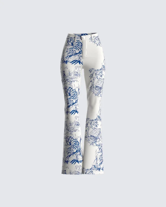 All-Day Style Dawn Tiger Print Pant