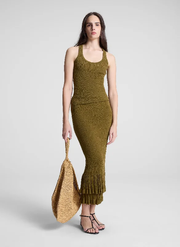 Versatile Comfort Wear Iris Fine Cotton Knit Tank