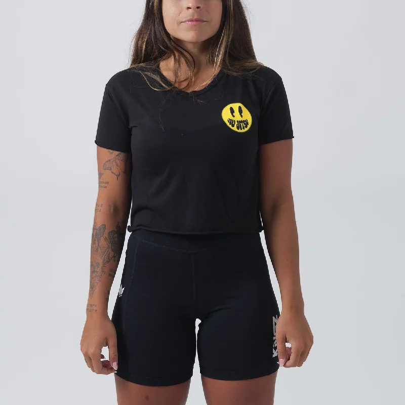 Simple Comfort Choke Republic Smiley Women's Crop Top