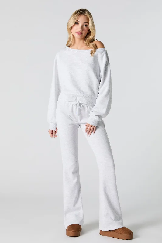 Everyday Outfits Fleece Flare Sweatpant