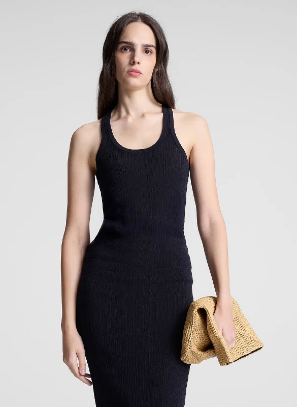 Warm Wear Iris Fine Cotton Knit Tank