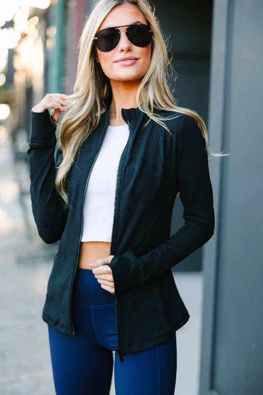 Relaxed Fashion On Your Terms Black Jacket