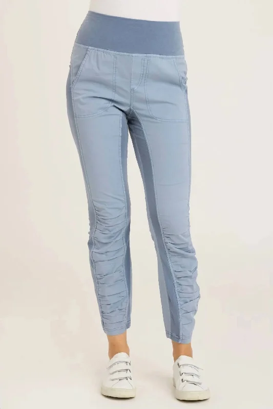 Weekend Comfort High Waist Penny Leggings In Orion Blue Pigment