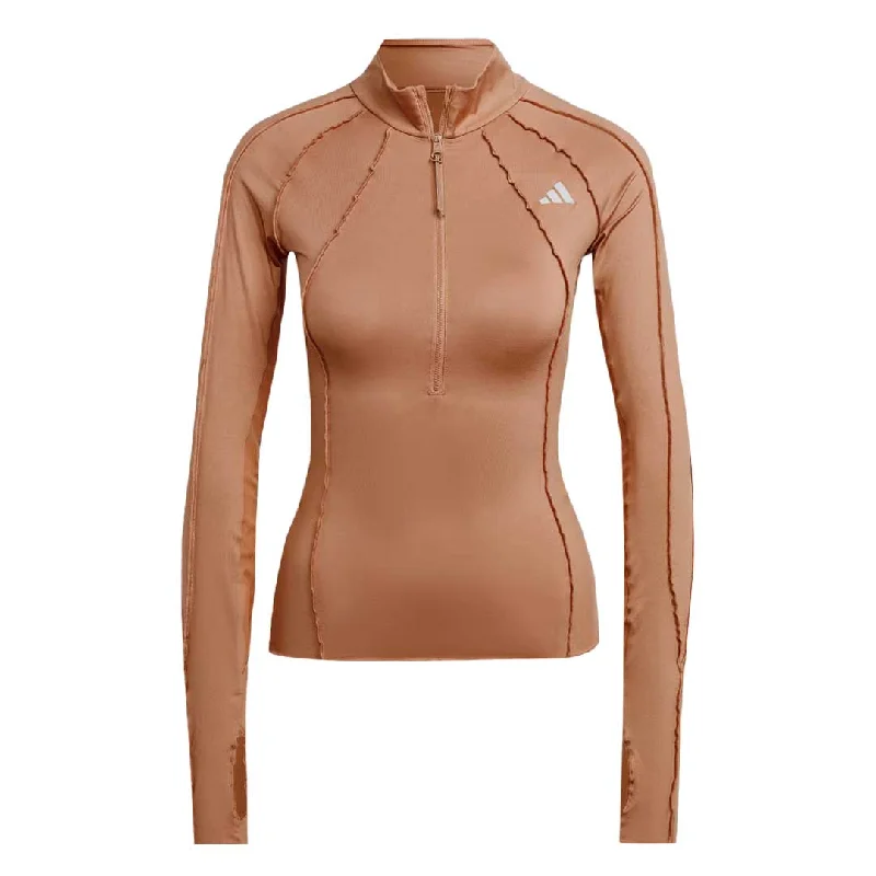 Comfy Pants adidas - Women's Collective Power 1/2 Zip Long Sleeve Shirt (IC5088)