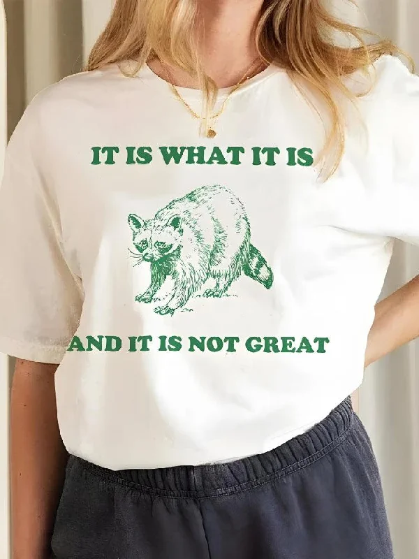 Relaxed Fit Wear It Is What It Is Tee