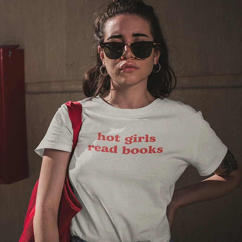 Comfortable Lifestyle Hot Girls Read Books Tee