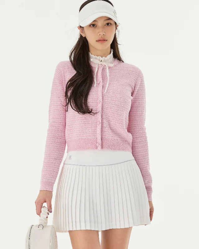 Comfortable Lifestyle Twinkle Glitter cardigan - Pink