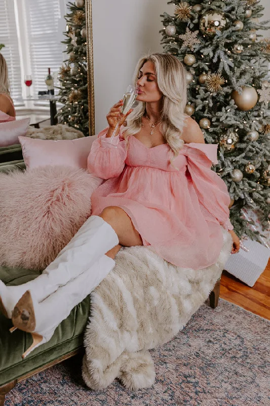 Comfortable Sweaters Party Dreams Mini Dress