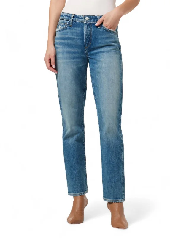 Casual Chic Outfits Lara Mid Rise Cigarette Ankle Jean In Evoke