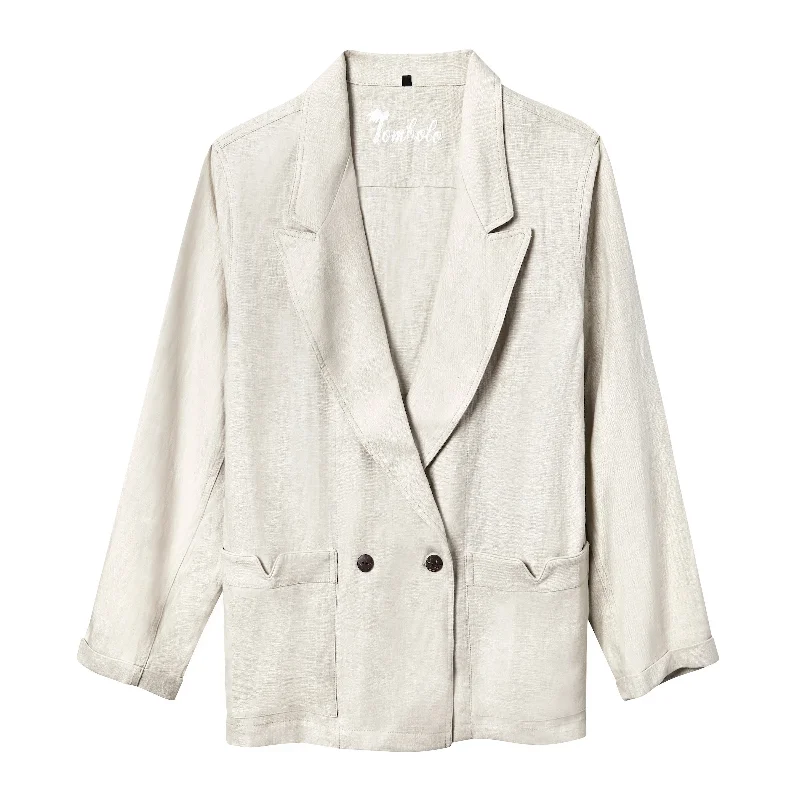 Cozy Chic Wear Easy-Going Jacket (Sand Linen)