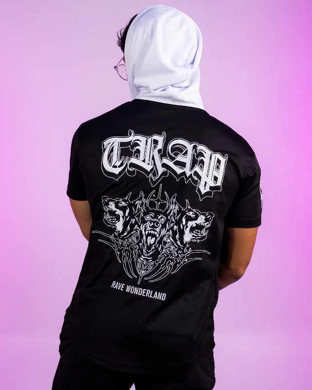 Cozy Fashions Trap Hooded Baseball Jersey
