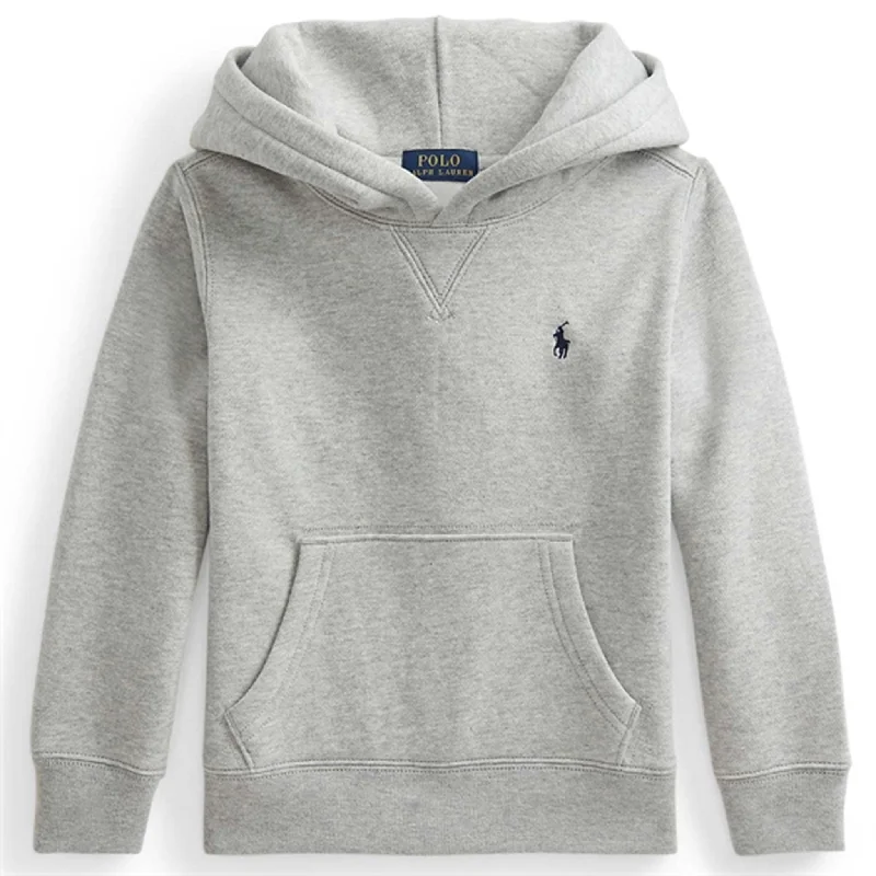 Light Fit Polo Ralph Lauren Boy Long Sleeved Hoodie Andover Heather