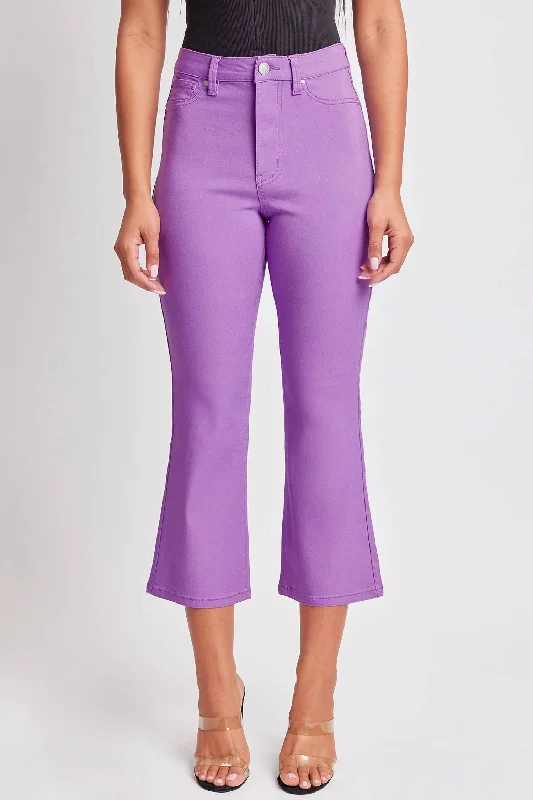 Casual Chic Looks Missy High-Rise Hyperstretch Wide Leg Jeans In Hydrangea