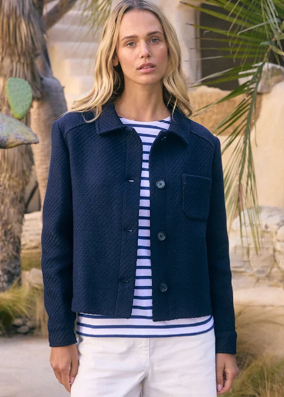 Relaxed Jackets ST ENOLA - Tweed Jacket (NAVY)