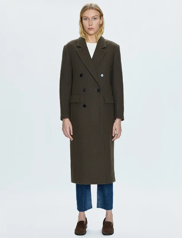 Cozy Lounge Wear Prescott Coat, Caper