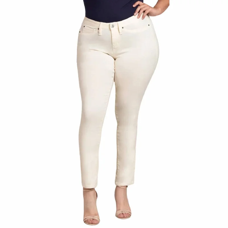 Weekend Comfort Hyperstretch Skinny Jeans - Plus In Milkshake