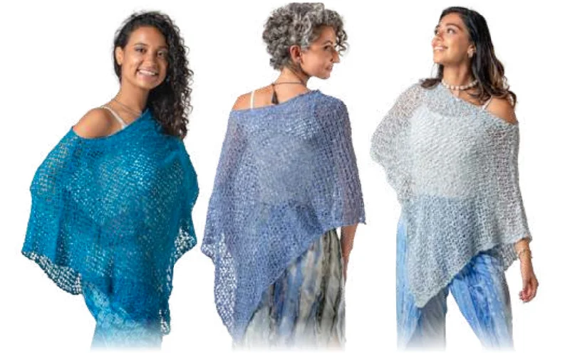 Soft Comfort Wear Hands to Hearts Soul Warmer Crochet Poncho