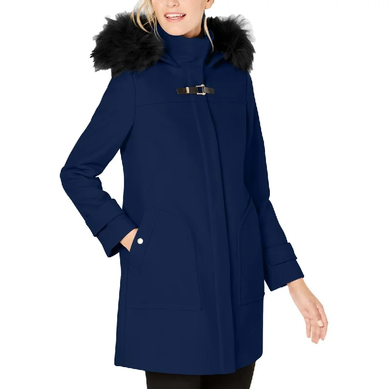 Soft Tops Cole Haan Womens Winter Wool Duffle Coat