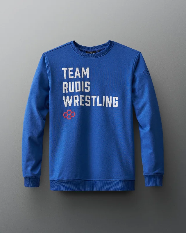 Stylish Fit Team RUDIS Wrestling Stacked Crewneck