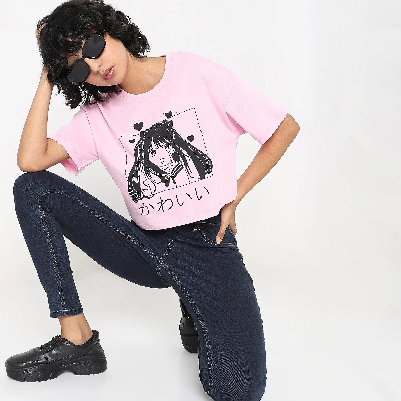 Modern Chic Boxy Fit Graphic T-Shirt