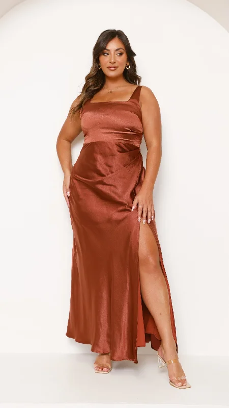 Relaxed Clothing Alaria Maxi Dress - Rust