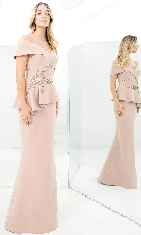 Timeless Style Alexander by Daymor - Crisscross Bodice Sheath Formal Gown 1350