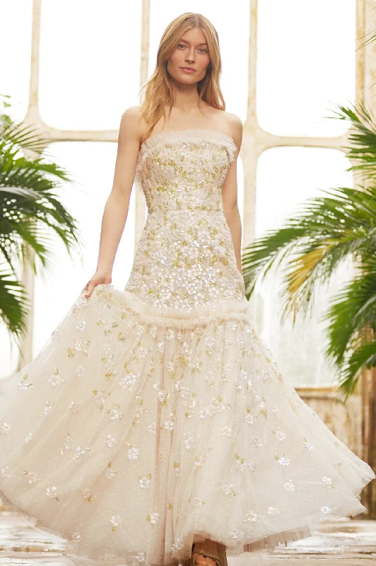 Easy-to-Wear Brianna Strapless Gown