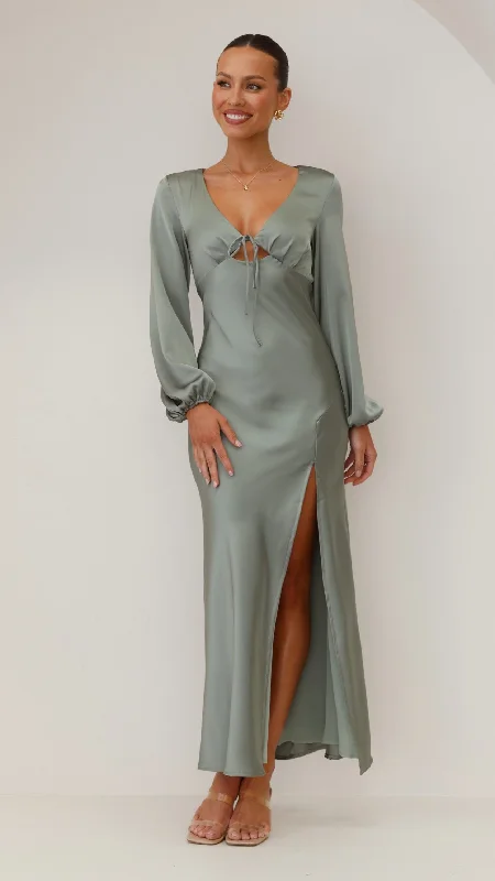 Comfortable Fashion Looks Brigitte Maxi Dress - Green