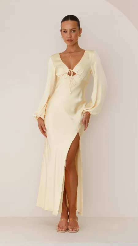 Relaxed Clothing Brigitte Maxi Dress - Yellow