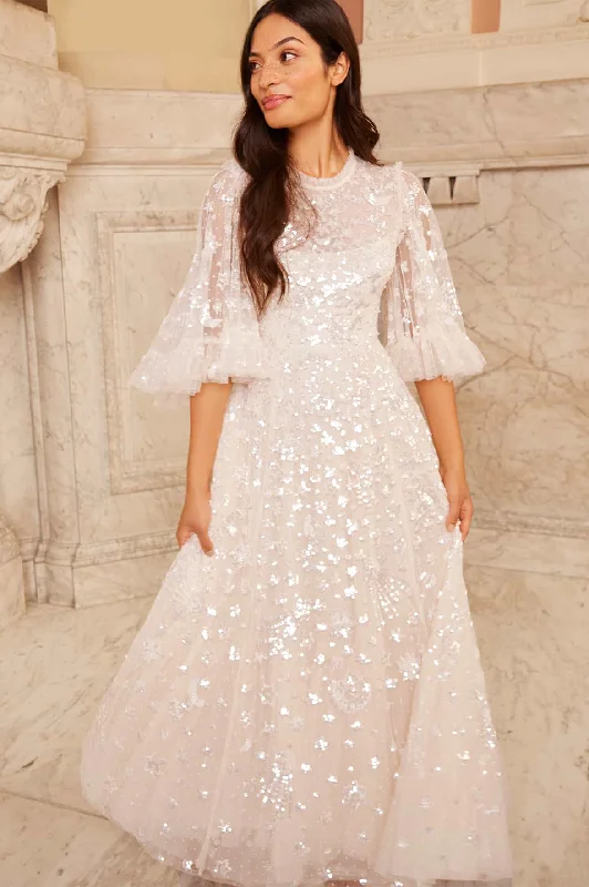 Warm Layers Constellation Gloss Ankle Gown