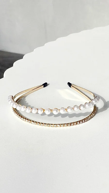 Cozy Fashion Trends Desi Headpiece - Gold