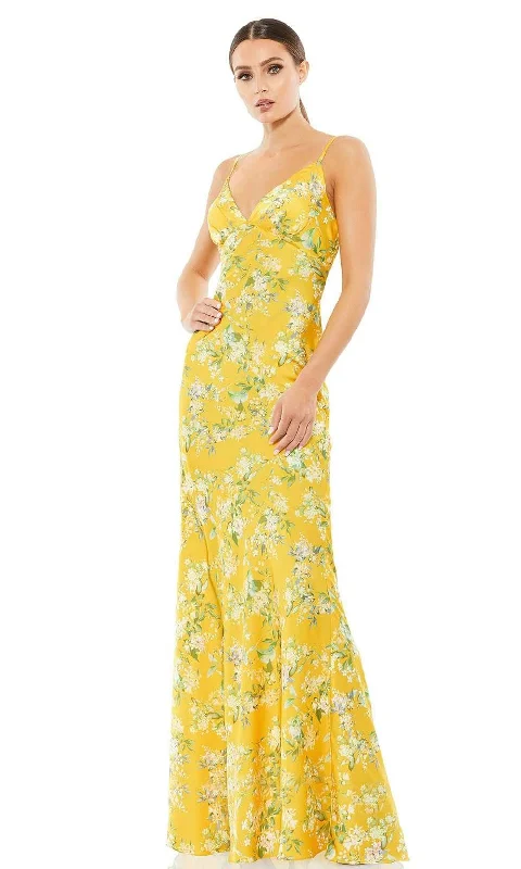 Versatile Comfort Wear Ieena Duggal - 70183I Floral Printed V Neck Fresh Dress