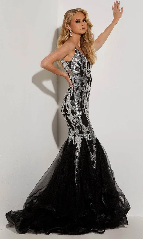 Comfortable Sweaters Jasz Couture 7443 - Sleeveless Mermaid Dress