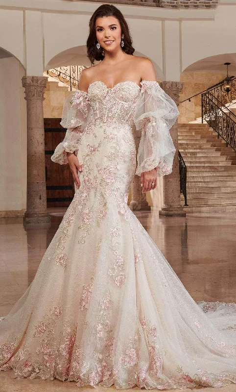 Effortless Outfits Rachel Allan Bridal RB5000 - Floral Enchanting Bridal Gown