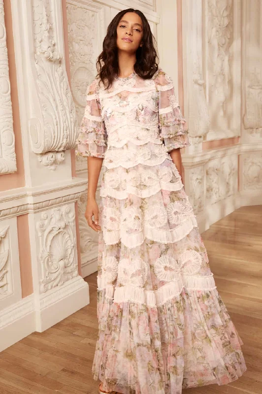 Relaxed Fashion Rose Powder Ingrid Gown