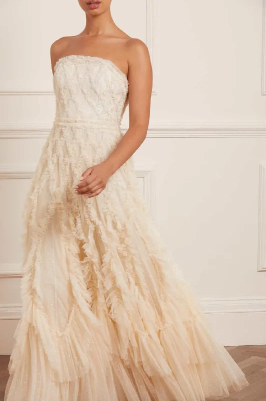 Smart Comfort Wear Rosella Ruffle Strapless Gown