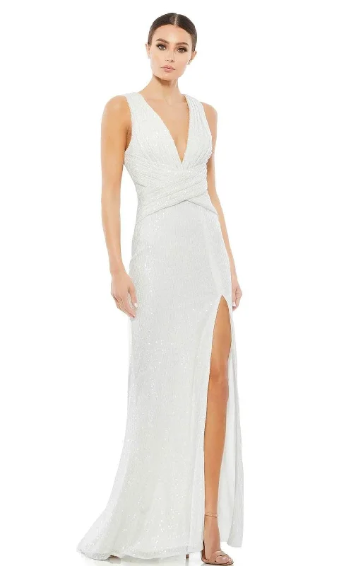 Elegant Dressing Ieena Duggal - 26598I Sequined Sheath Evening Dress