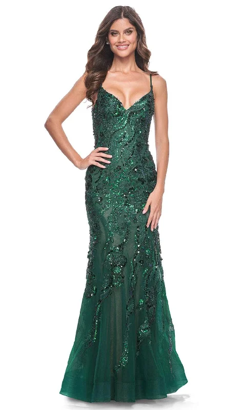 Relaxed Jackets La Femme 32049 - Sequin Detailed Prom Dress