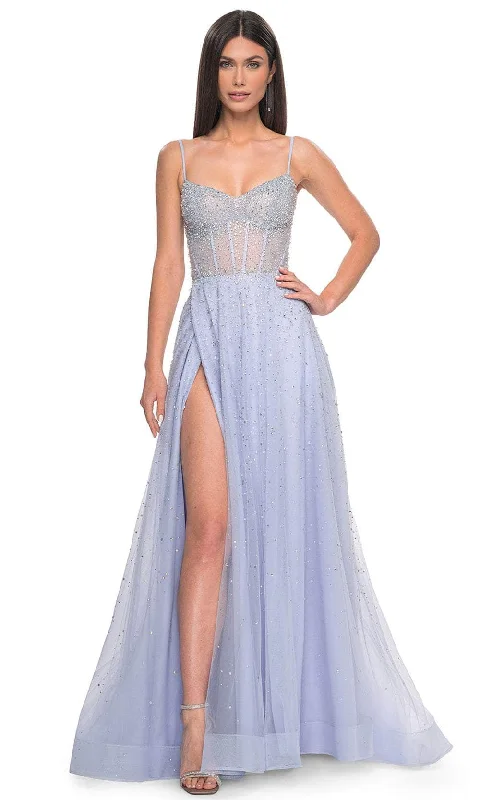 Elegant Fit La Femme 32146 - Embellished A-Line Prom Dress